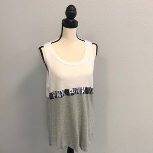 VS PINK Tank Top with Sequins